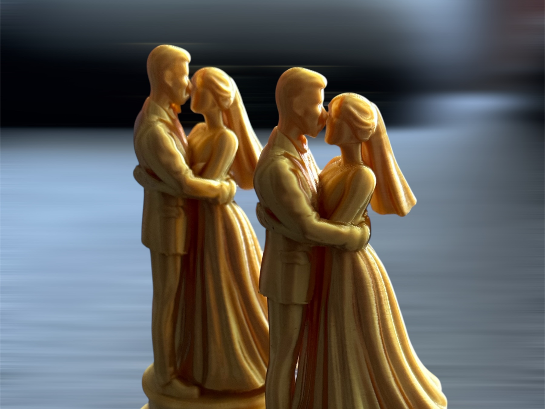 Estátua Casal Apaixonado